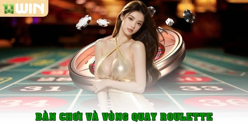 Roulette là gì? Tất tần tật kiến thức dành cho game thủ tại 11WIN 3 Bàn chơi và vòng quay Roulette